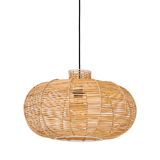 Raffia pendant light