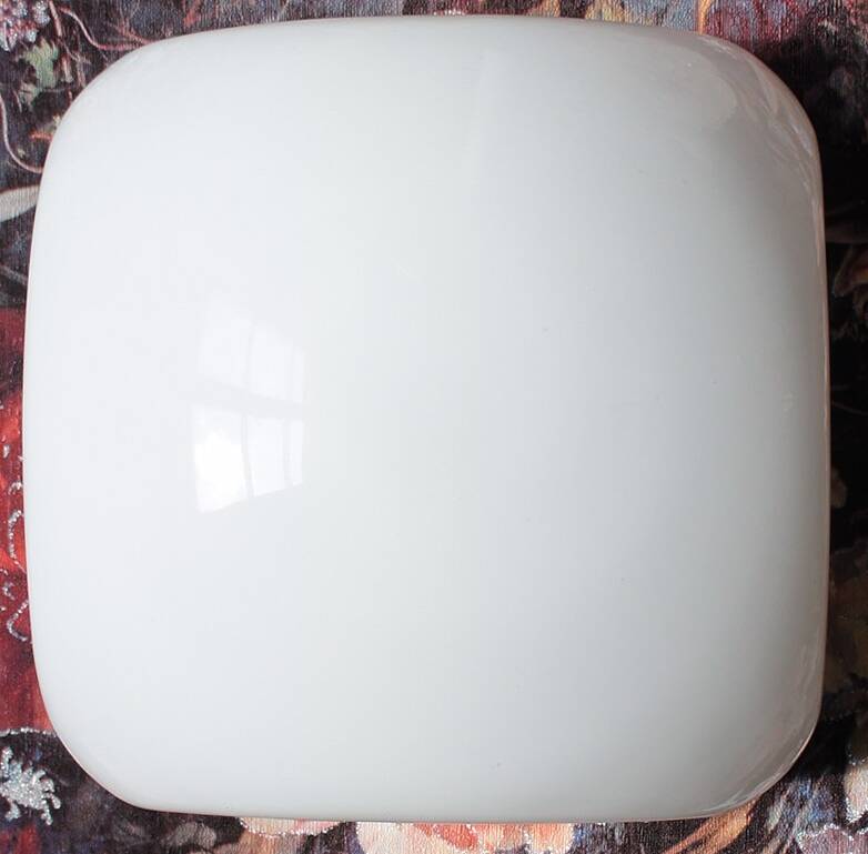 Plafonnier/Applique murale opaline blanche "milky"