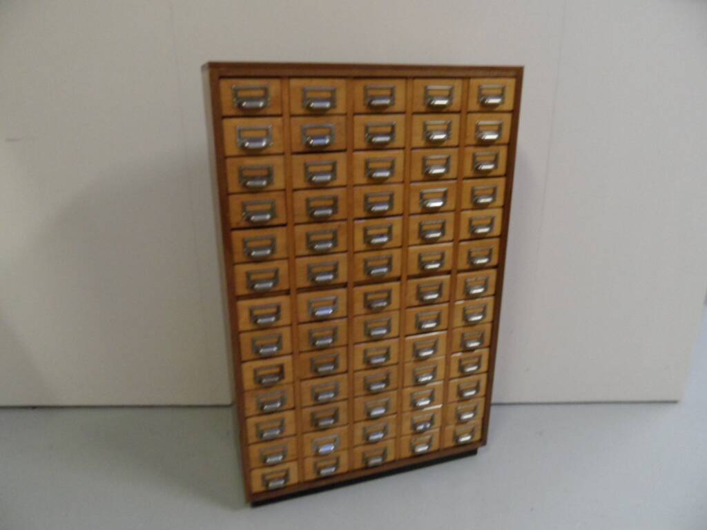 Vintage apothecary cabinet with 65 drawers