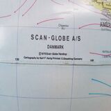 Globe luminous scan globe, Denmark, 1976.