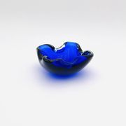 Murano Sommerso Cobalt Blue Dish - 1960