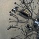 2x vintage Sputnik 'Dandelion' pendant lamp
