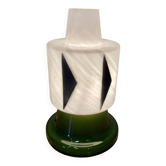 Lampe opaline "design scandinave 1950".
