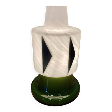 Lampe opaline "design scandinave 1950".