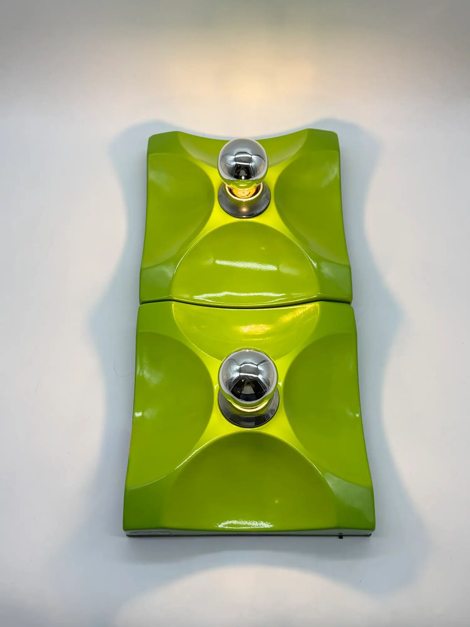 Pair of "Scudo" wall lights – Fael Luce, Italy, 1970s