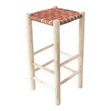 Tabouret en cuire eri