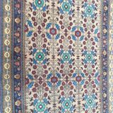 Joli tapis ancien persan Sarogh fait main