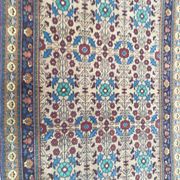 Pretty handmade old persian rug