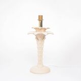 Vintage ceramic palm tree lamp, 1970s