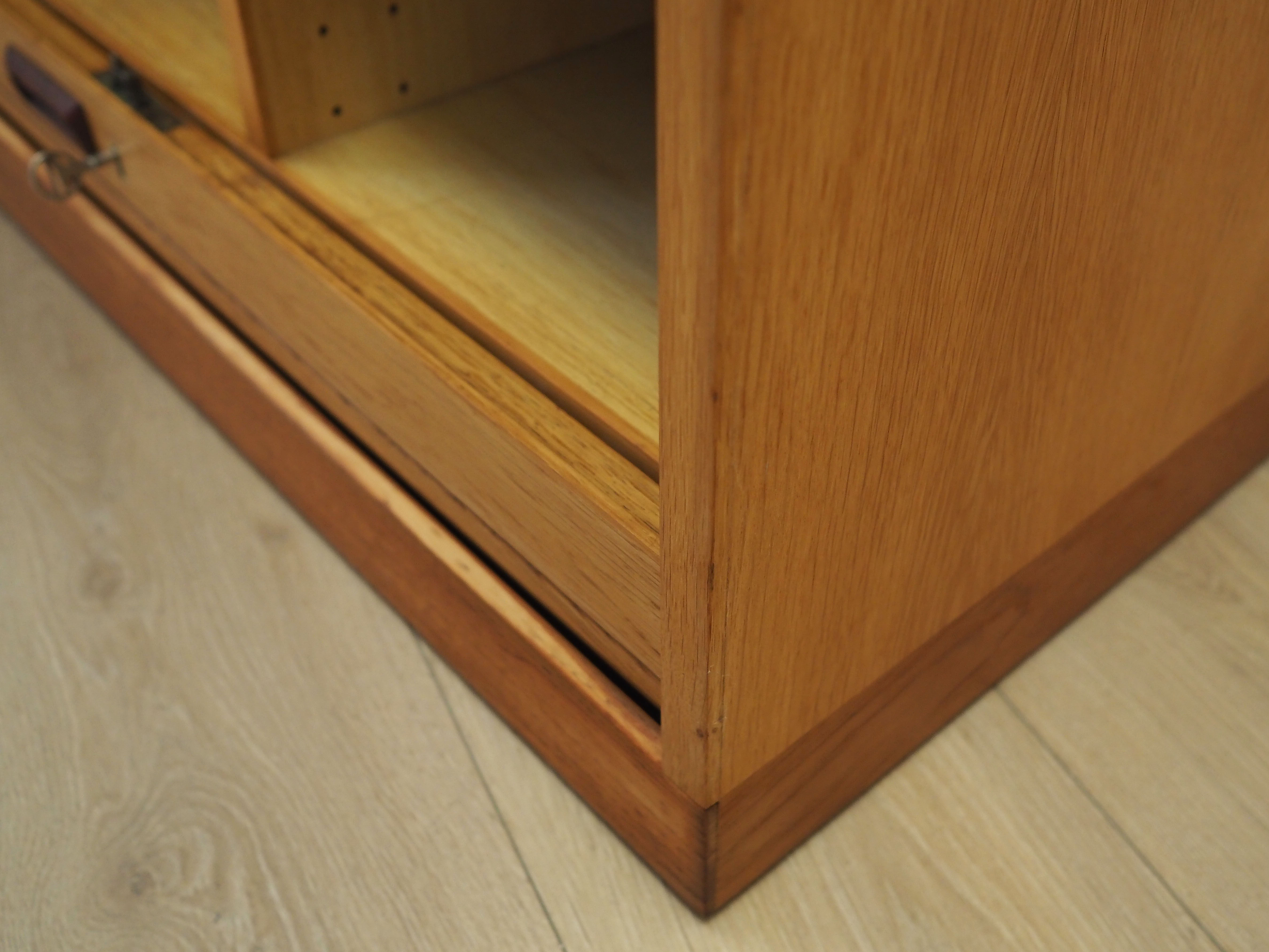 Ash cabinet, Danish design, 1970s, manufactured by SKM