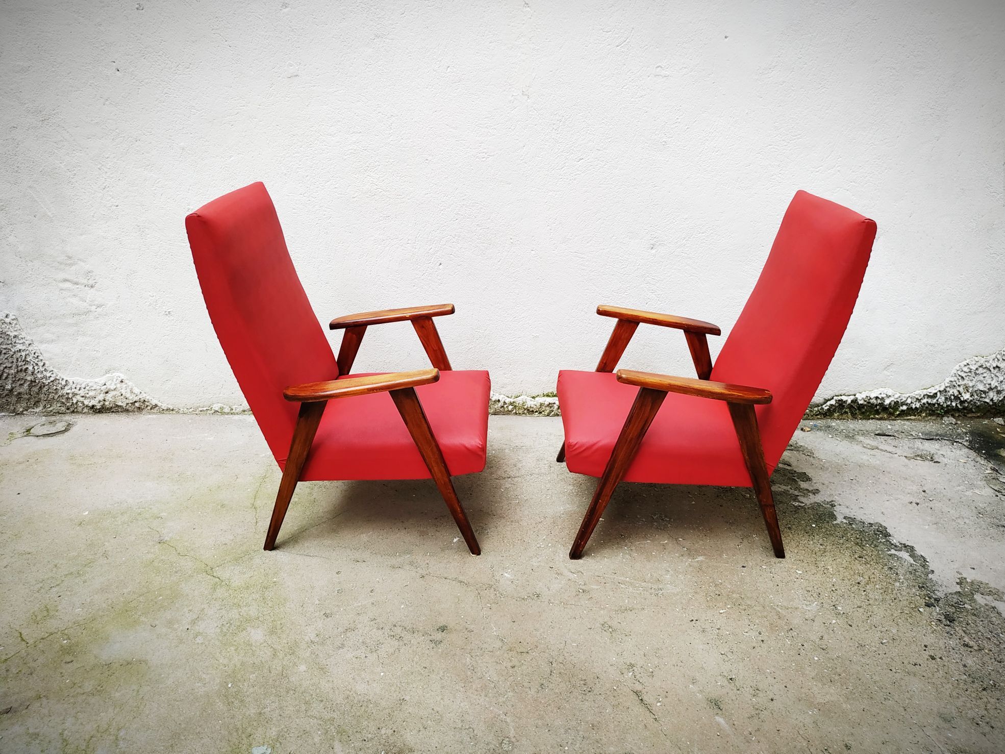 Pair of Scandinavian armchairs