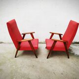 Pair of Scandinavian armchairs