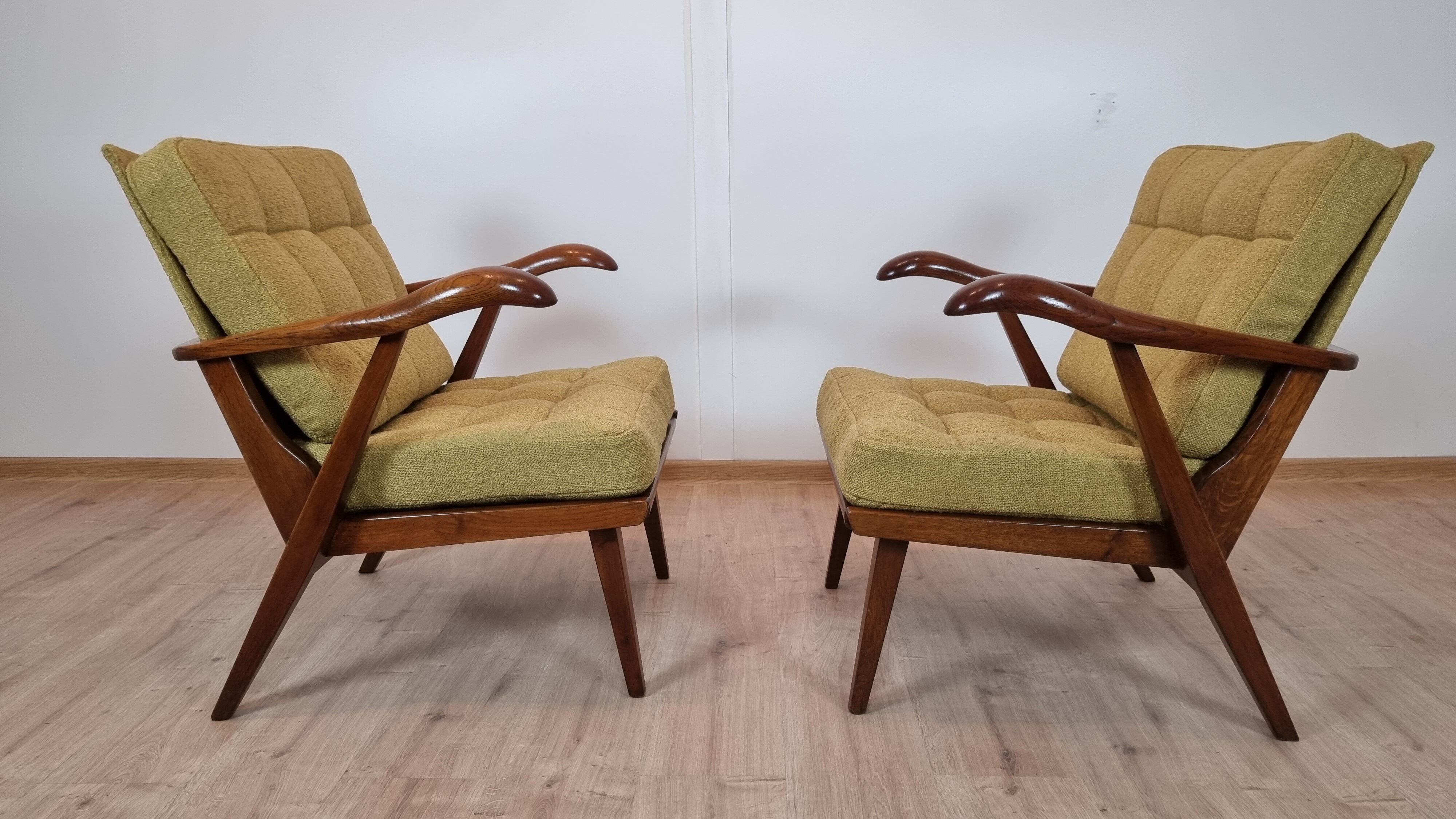 Pair of armchairs by Krasna Jizba