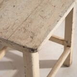 Antique table in solid white pine (circa 1920)