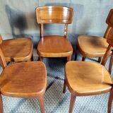 5 Horgen-Glaris bistro chairs from the 60s