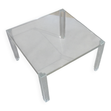 Table basse plexiglas