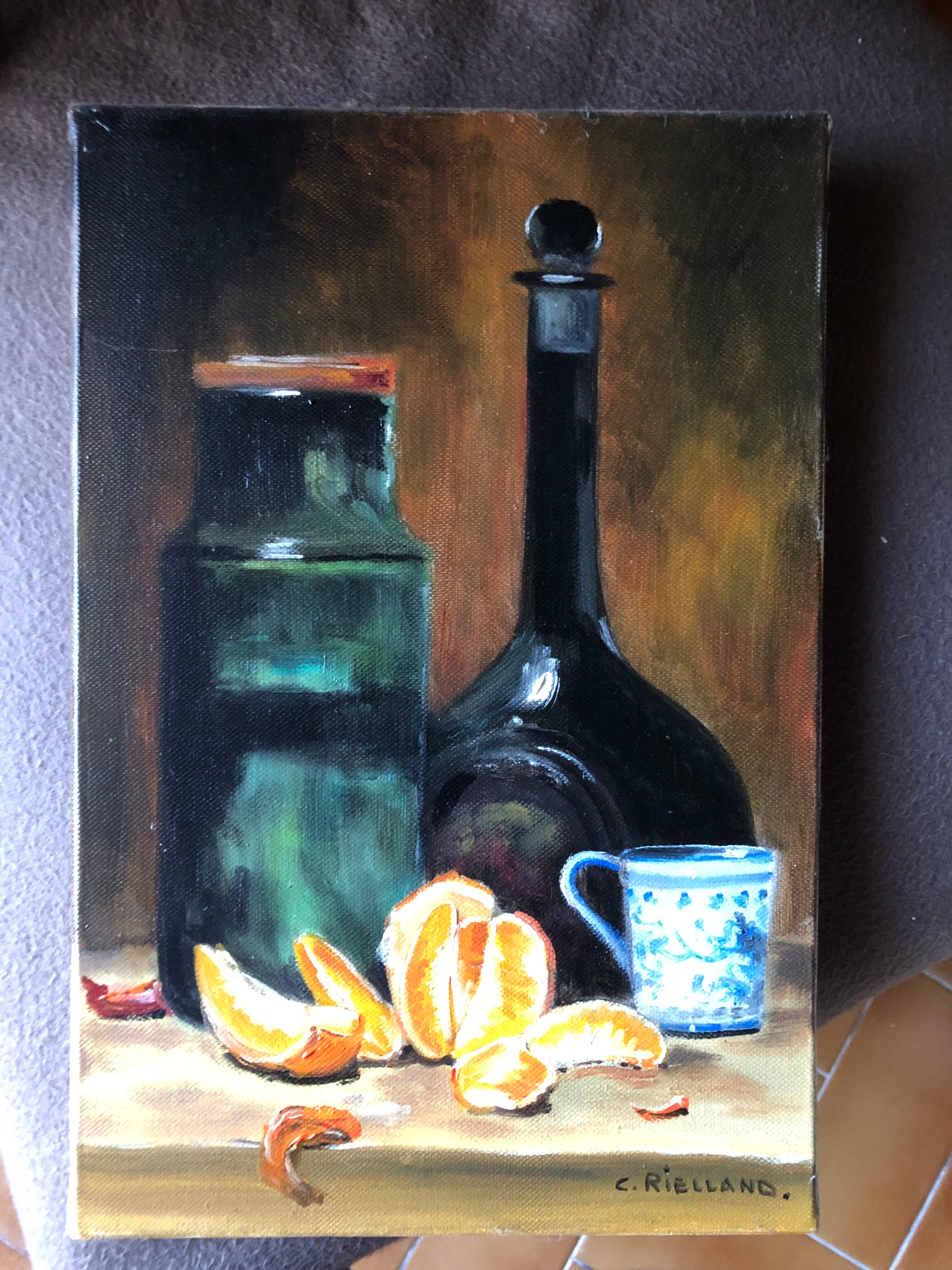 Still life with orange