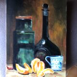 Nature morte à l'orange