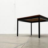 Mid-century minimalist teak side table by Florence Knoll for Knoll International, 1950s.