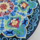 Superb enamel dish from Longwy, signed, year 1940.