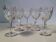 9 cut crystal wine/water glasses
