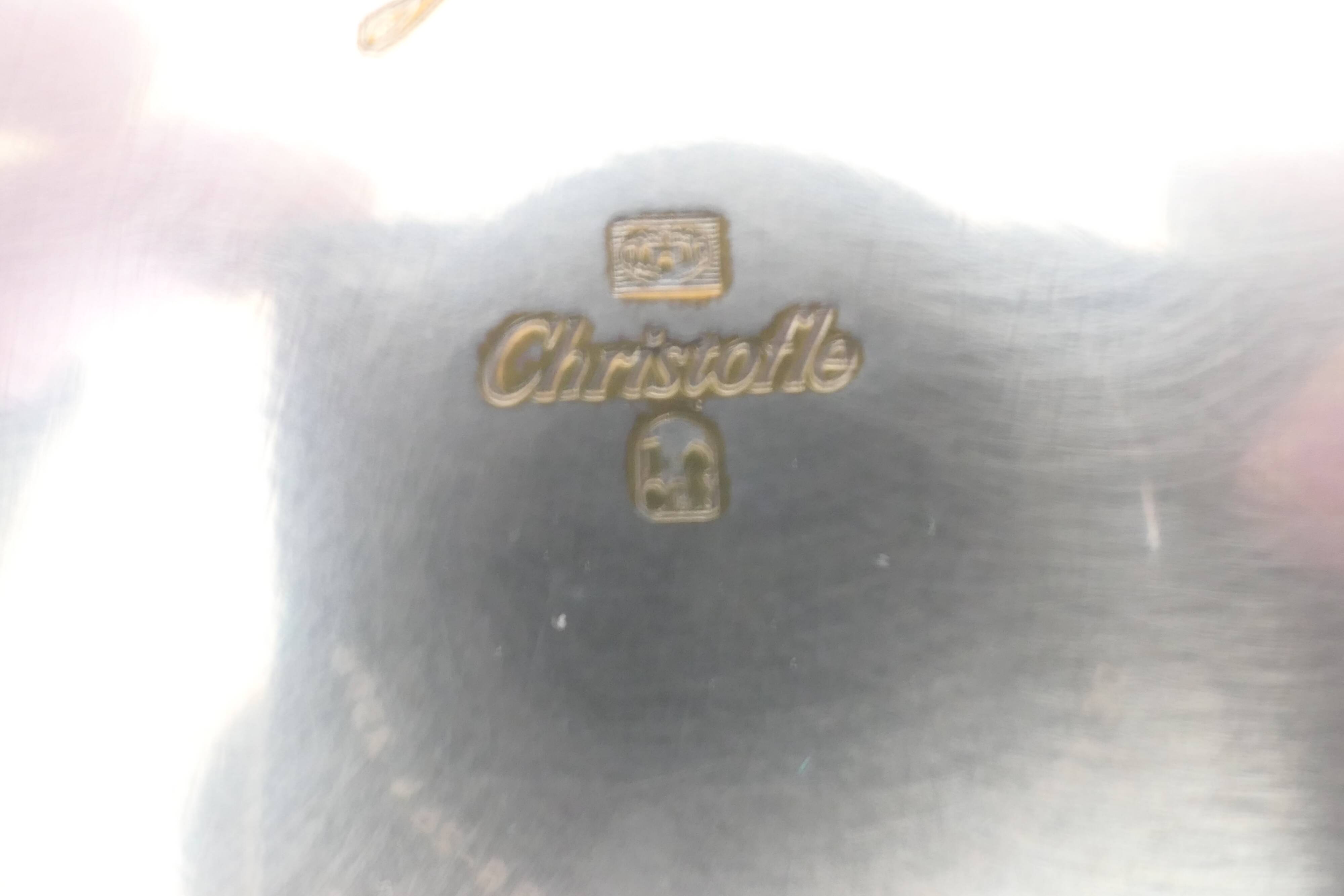 Christofle Malmaison champagne bucket 23 cm. Silver-plated metal.