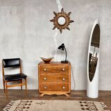 vintage art deco chest of drawers with compass feet