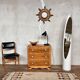 vintage art deco chest of drawers with compass feet