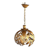 Suspension Hans Kögl en métal doré, Allemagne 1970