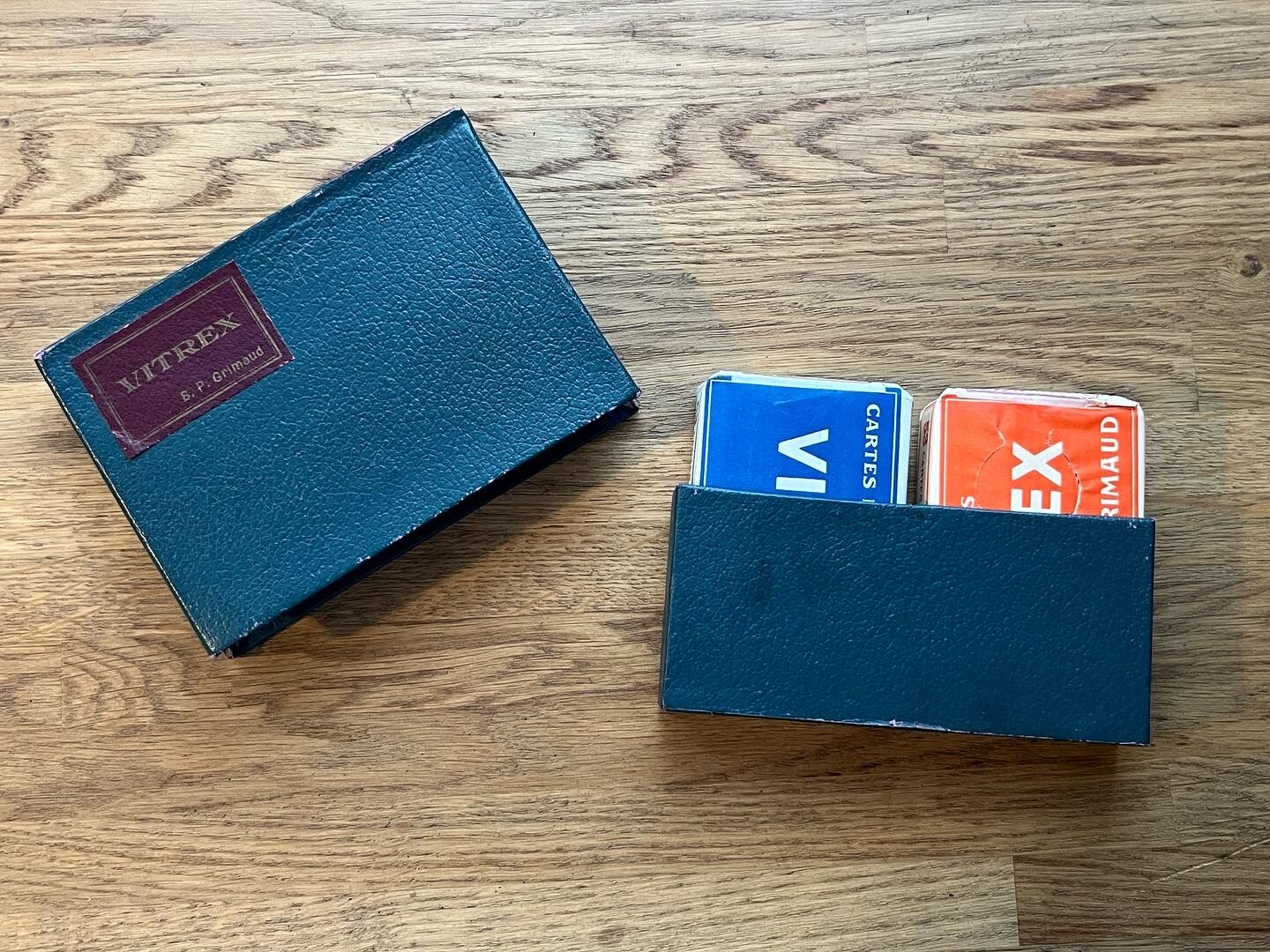 Two sets of vitrex cards B.P. Grimaud