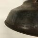 Vintae industrial pendant light with an opaline lamp shade, 1960s