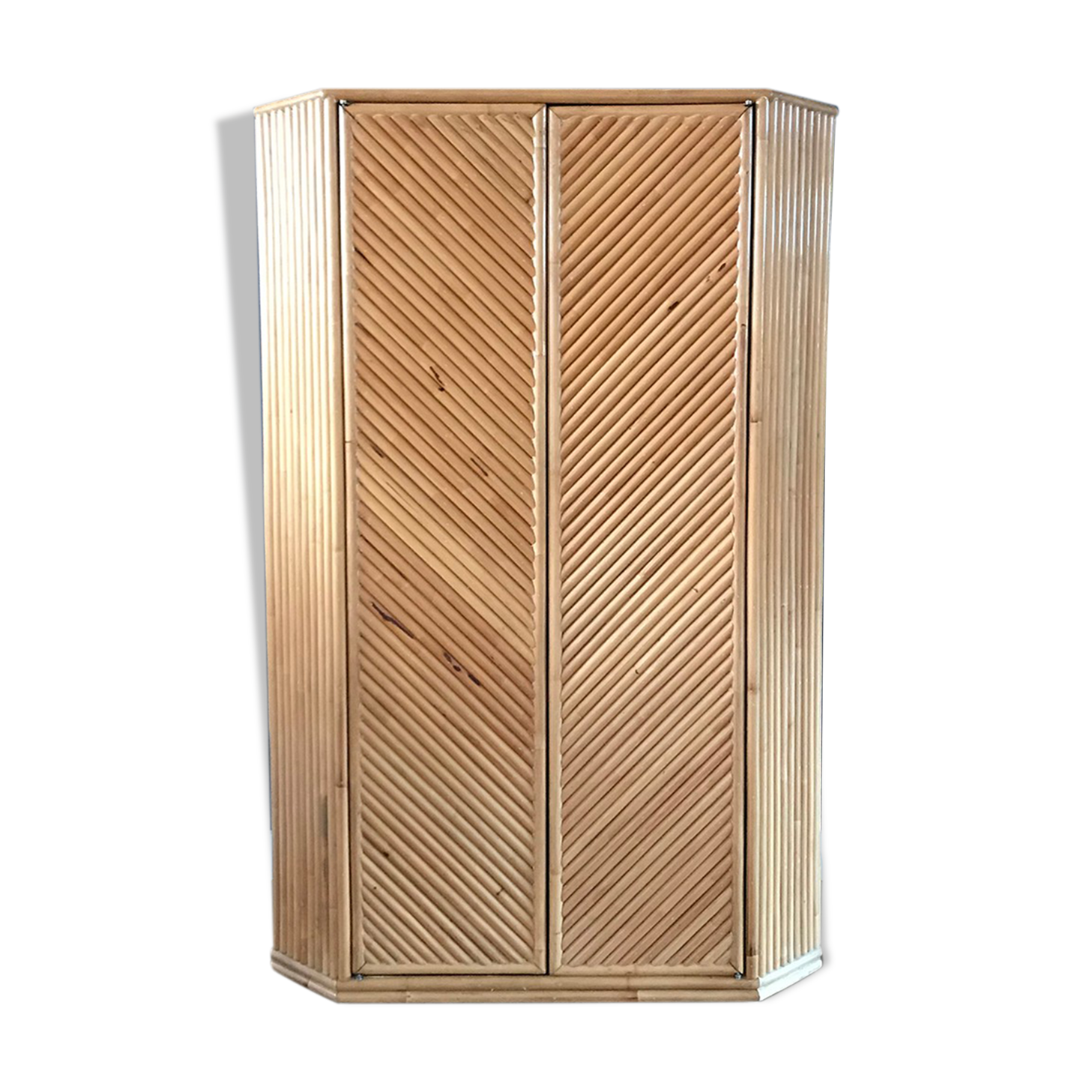 Mid century bamboo cabinet 1960s
