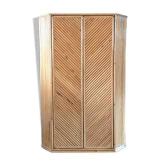 Mid century bamboo cabinet 1960s