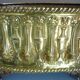 Old planter, repelled brass, nineteenth century, antique décor