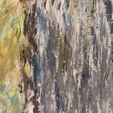 Tableau ancien , paysage signé Ken Johnson XX siècle