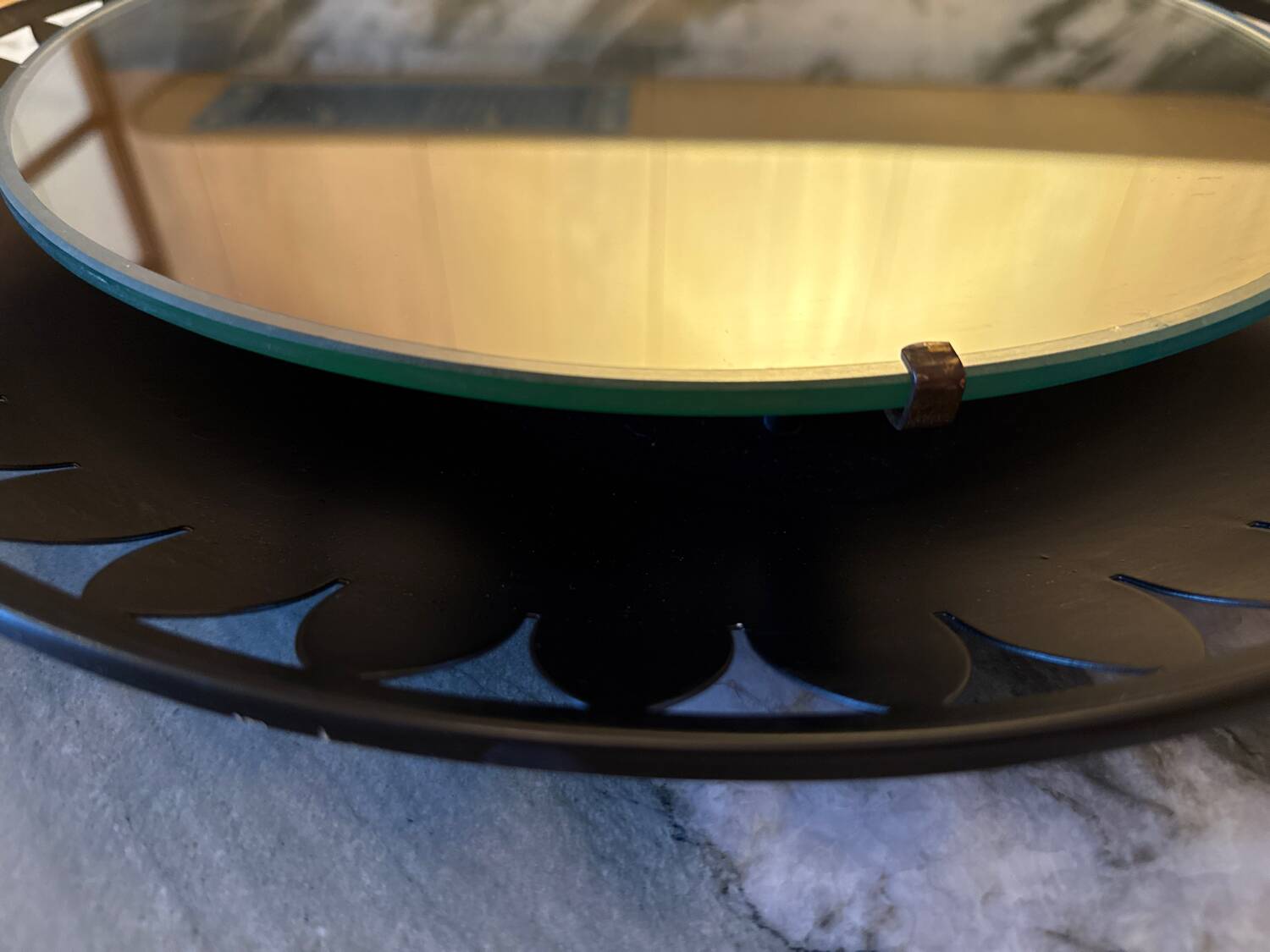 Backlit mirror by Ernest Igl for Hillebrand