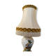 Painted ceramic table lamp