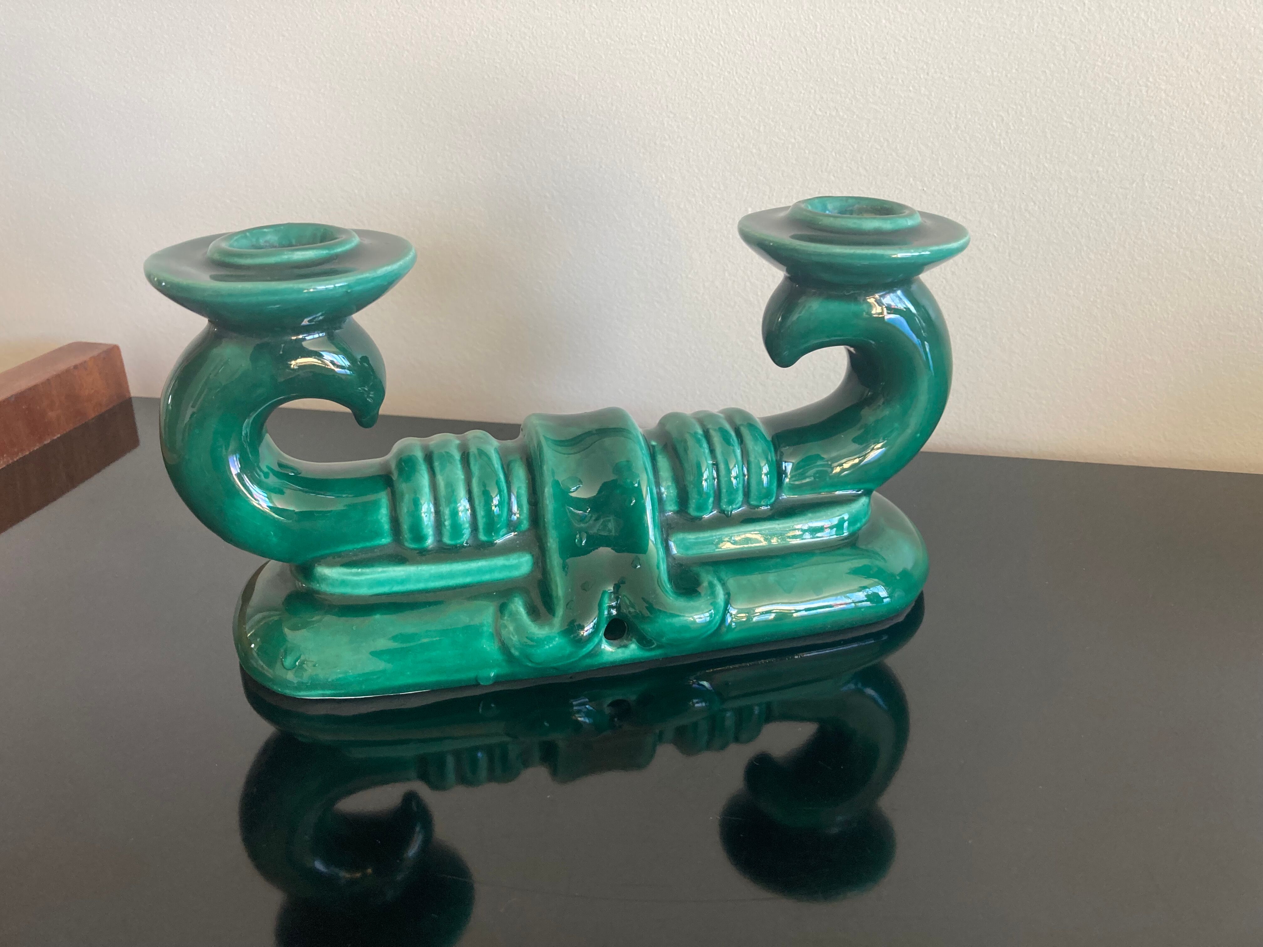 Bougeoir vintage double