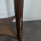 Transitional style mahogany console table