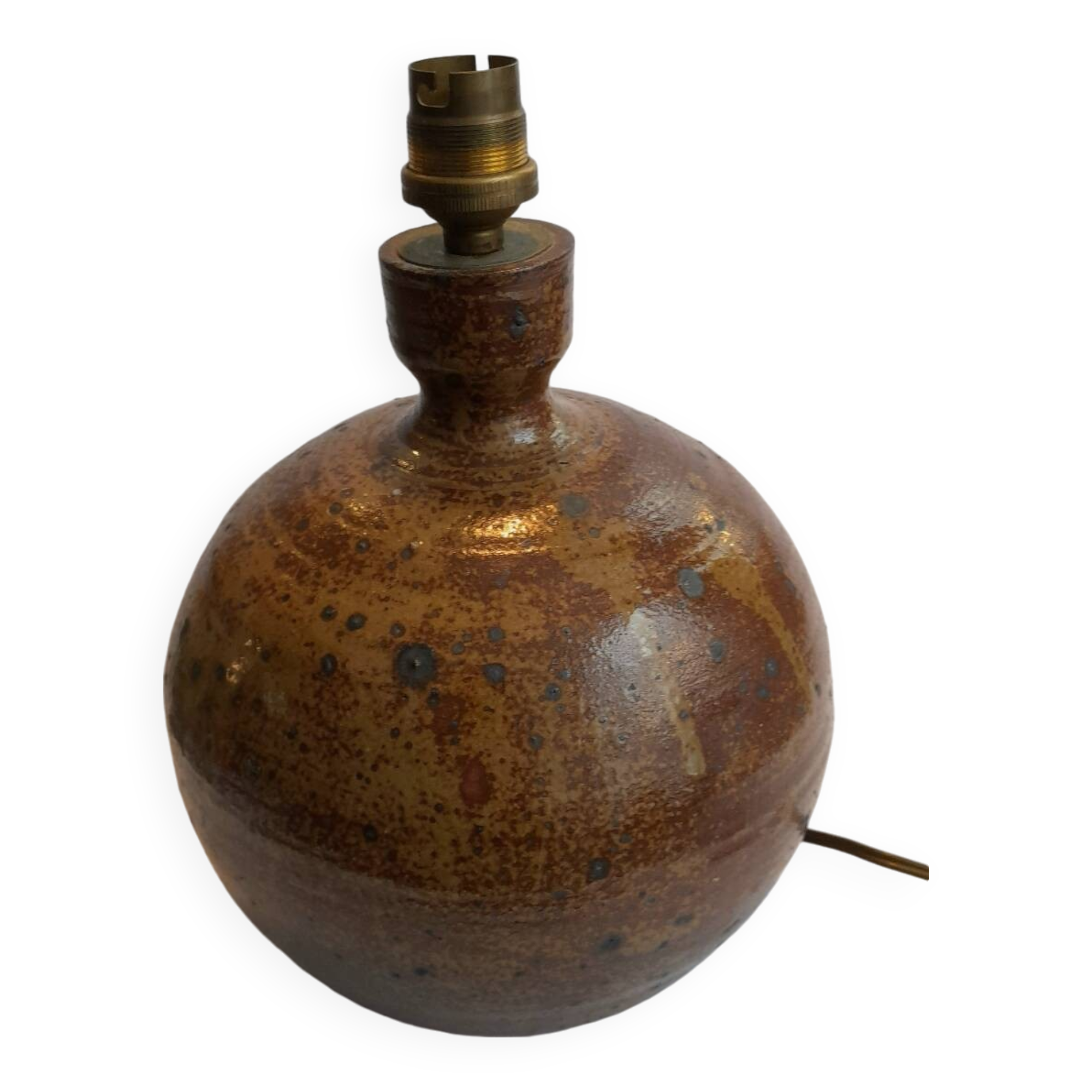 Pyrite stoneware lamp base