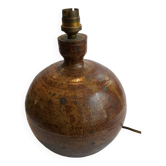 Pied de lampe en grès pyrité