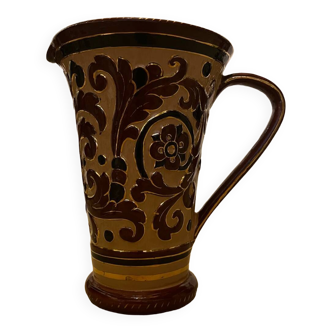 Vase signe Deruta vintage