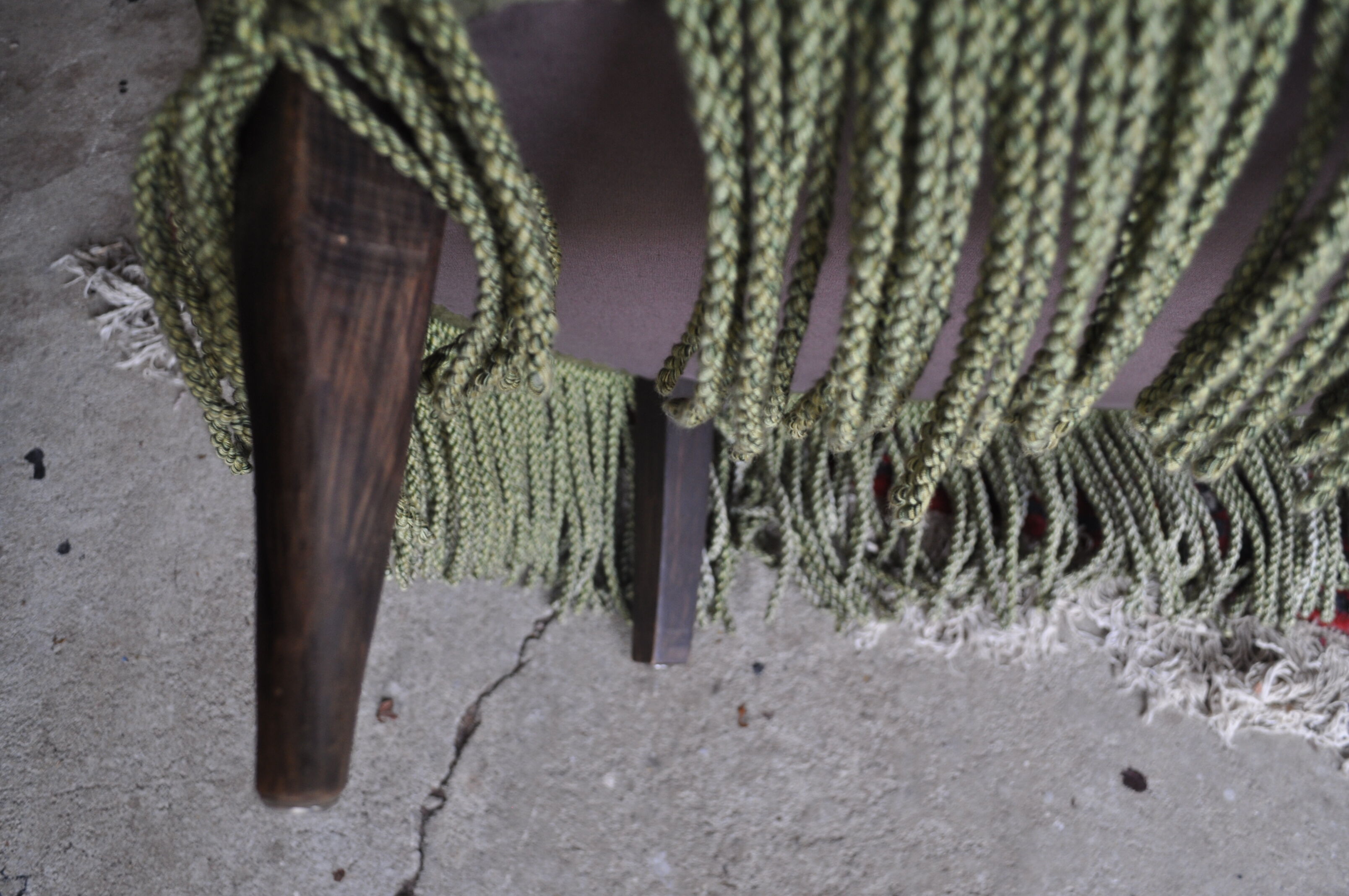 Toad bench and footrest.