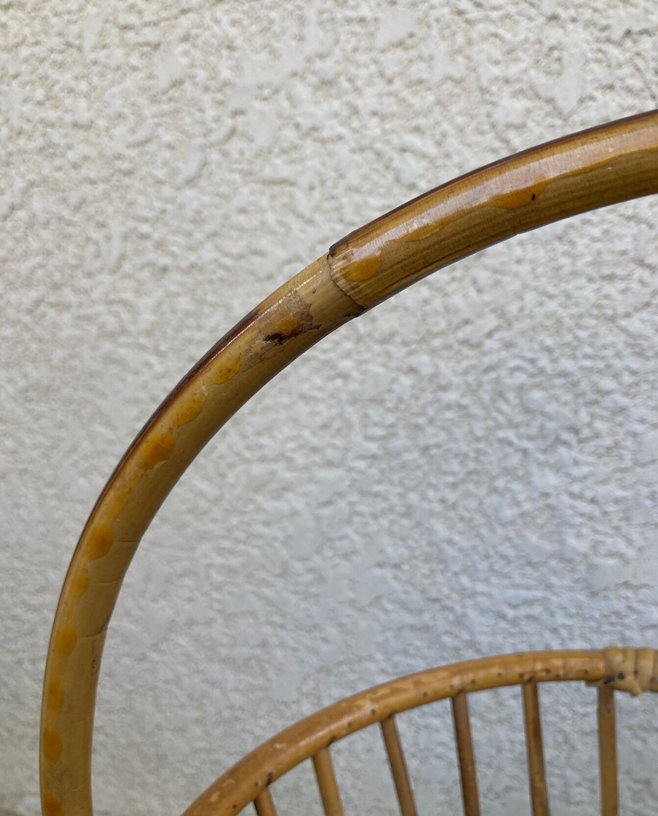 Vintage rattan worker