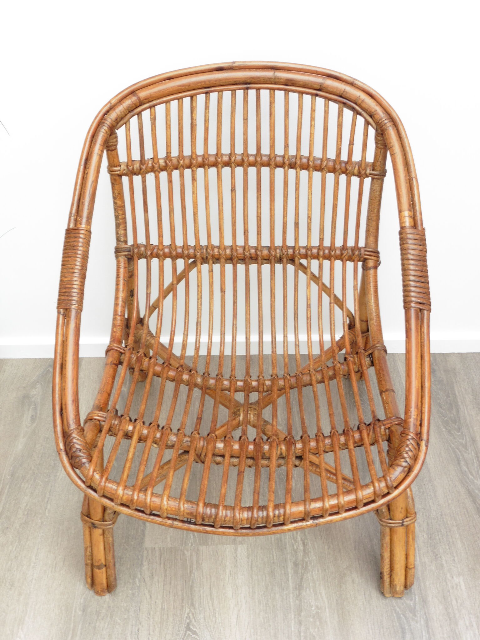 Rattan armchair