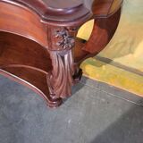 Large mahogany dining console