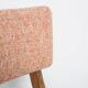 Bumerang Chair Mid-Century Modern, Orange Fish Wool, Poland, 1960s