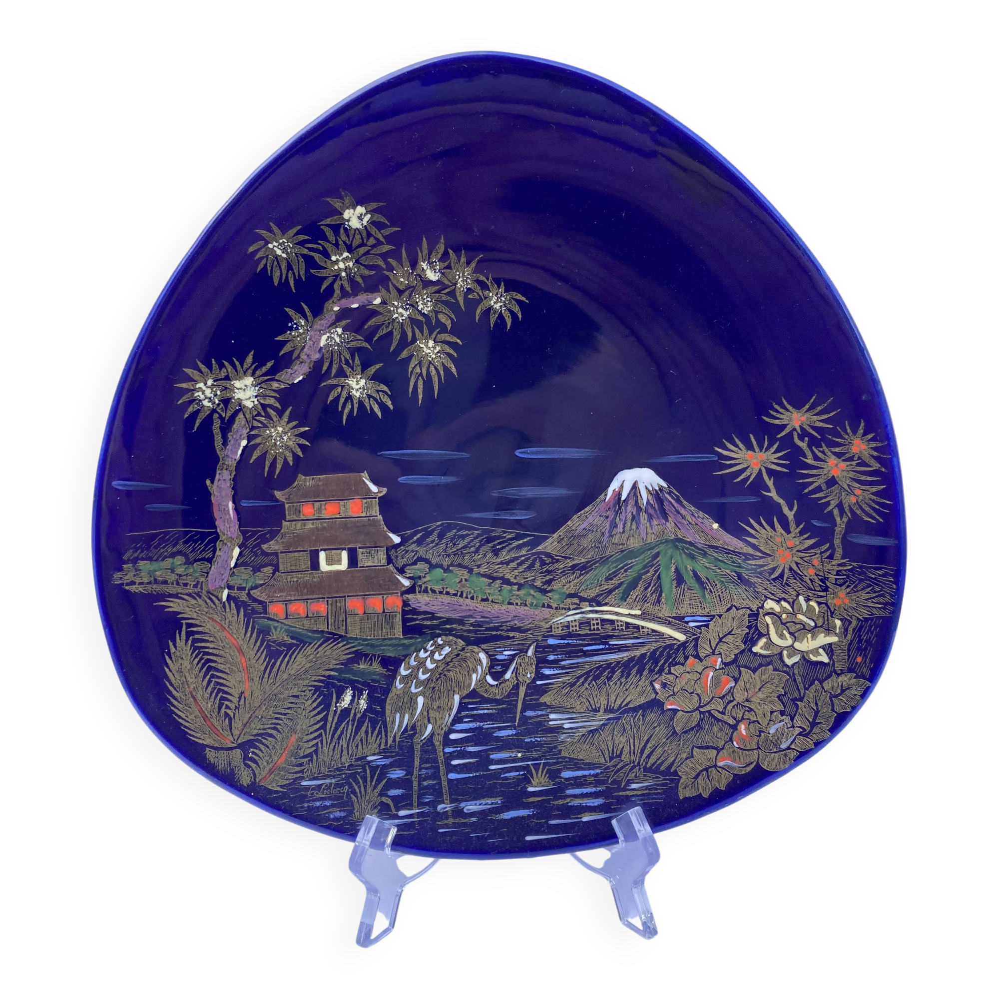 Decorative plate Émaux de Longwy