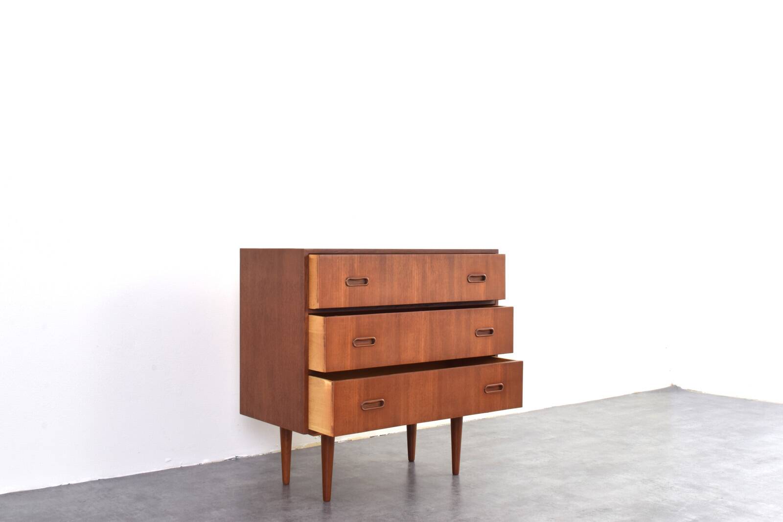 Mid-Century Danish Teak Chest of Drawers, 1960s.