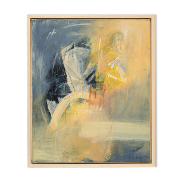 Abstract composition, oil on canvas, 54 x 64 cm
